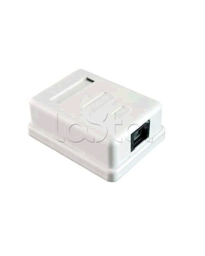 Розетка компьютерная 1xRJ-45 CAT5e экран (10шт/уп) REXANT 03-0122 в Самаре Коннекторы Pintop.ru