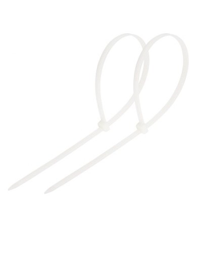 Хомут-стяжка нейлоновый 250x3.6 мм белый (100шт/уп) REXANT 07-0250 в Самаре Стяжки-хомуты Pintop.ru