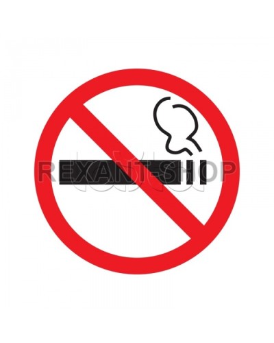 Знак безопасности Курить запрещено 200*200 мм (5шт/уп) REXANT (56-0035) в Самаре Дополнительное оборудование для ОПС Pintop.ru