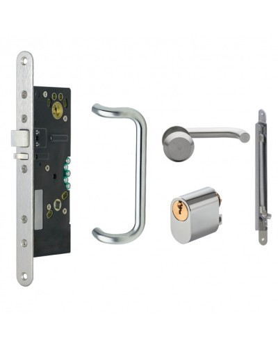 Готовый комплект для установки замка RusGuard Моторный замок RG-Lock 595 (KIT) (Комплект) в Самаре Защелки Pintop.ru