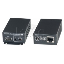 Комплект для передачи HDMI сигнала с ИК повторителем по одному кабелю витой пары SC&T HE02EI