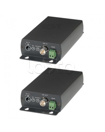 Комплект для передачи HD-SDI и RS485 по одному кабелю витой пары SC&T SDI05A в Самаре Видеоусилители, Модуляторы, Делители Pintop.ru