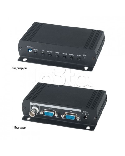 Преобразователь VGA- видеосигнала в аналоговый видеосигнал SC&T VC01 в Самаре Видеоусилители, Модуляторы, Делители Pintop.ru