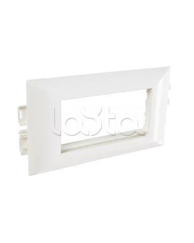 Суппорт с рамкой на 2 поста (45х45) в профиль для кабельных каналов 100х50, 105х50 SPL 100008S в Самаре Аксессуары для кабель-канала Pintop.ru