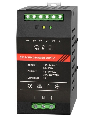 Блок питания Smartec ST-PS120BDU-BK в Самаре Дополнительное оборудование для СКУД Pintop.ru