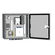 Узел коммутации всепогодный SpaceCam SC-Box-8GP-240-2G(A)