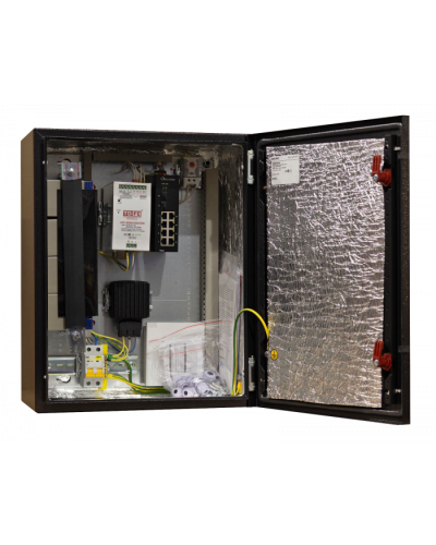 Узел коммутации всепогодный SpaceCam SC-Box-L2-4GP-120-2G-UPS(B) в Самаре Коммутаторы Pintop.ru