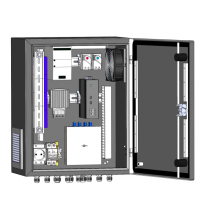 Узел коммутации всепогодный SpaceCam SC-Box-L2-4GP-120-2G-UPS(F)