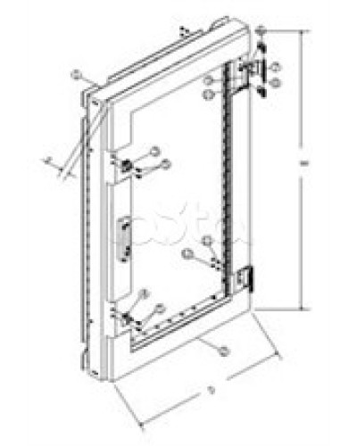 Дверь передняя плексигласовая TOA PGD-22 в Батайске Системы оповещения и трансляции TOA Pintop.ru