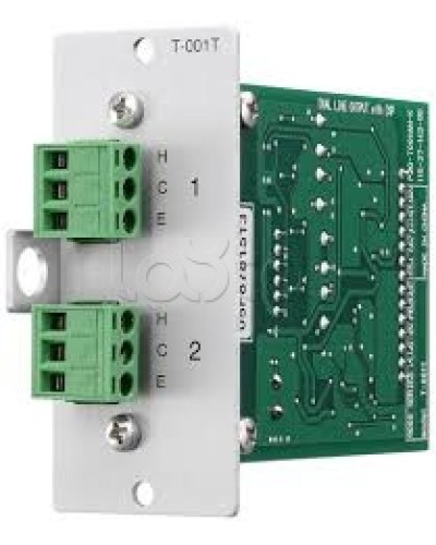 Модуль выходной 2-mic/line с DSP-процессором TOA T-001T в Самаре Системы оповещения и трансляции TOA Pintop.ru