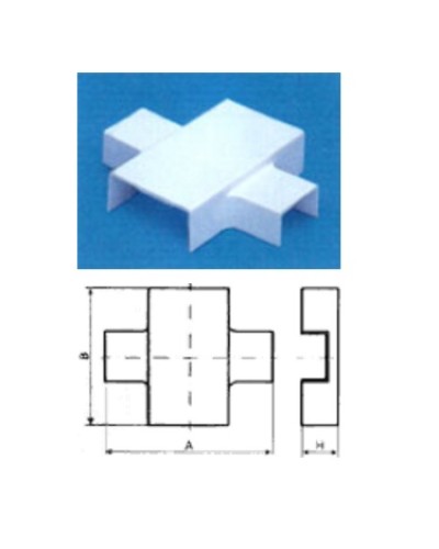 Х-переходник 39x18 на 24x14 TWT TWT-CT39/24-XT-WH в Самаре Аксессуары для кабель-канала Pintop.ru