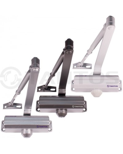 Доводчик дверной Tantos TS-DC085 (Серебро) в Самаре Доводчики Pintop.ru
