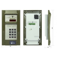 Блок вызова до 200 абонентов Vizit БВД-N201FCP