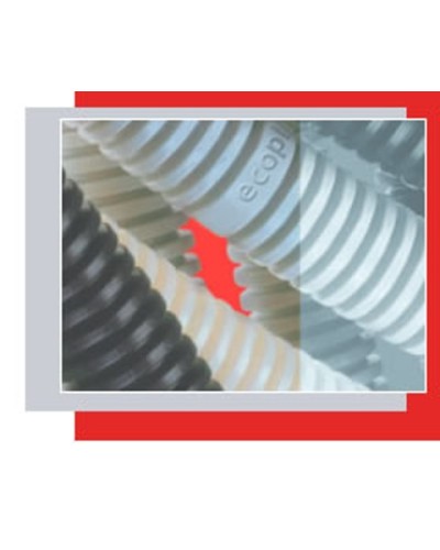 Труба гофр. ПВХ 16 мм (100 м) Экопласт (10016) в Самаре Труба гофрированная Pintop.ru