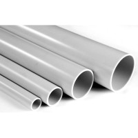 Труба гладкая HF FR диам 32 мм, без галогена, трудногорючая, цвет серый (3м) Экопласт 23032HFR