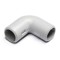 Угол 90° (из двух частей) для труб D16 мм, без галогена Экопласт 41216HF