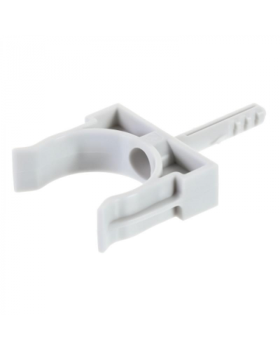 Держатель с дюбелем без шурупа D32мм (черный) Экопласт (41432BL) в Самаре Аксессуары для кабель-канала Pintop.ru