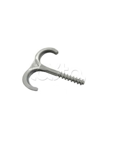 Держатель (клипса) F типа двойнаядля труб D16-20 мм Экопласт 41826 в Самаре Держатели, клипсы, скобы Pintop.ru