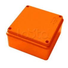 Коробка огнестойкая 100х100х55, 5P, (1,5-6 мм2), без галогена Экопласт 42217HF