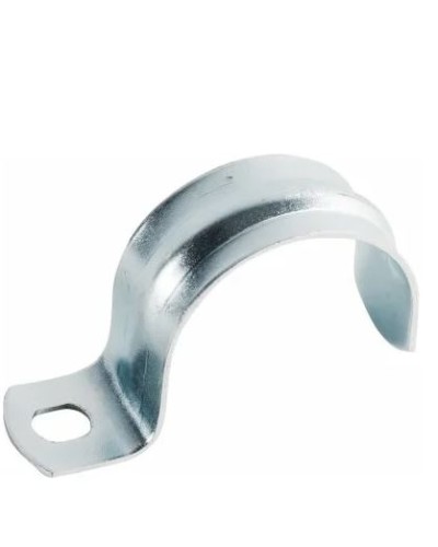 Скоба оцинк. с одним отверстием, для трубы D32мм (100 шт/уп) Экопласт (43732) - Скоба оцинкованная с одним отверстием, для трубы D32мм Экопласт в Самаре Держатели, клипсы, скобы Pintop.ru