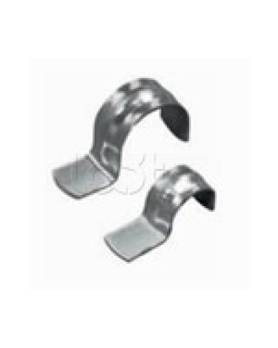 Скоба оцинкованная однолапковая без монтажного отверстия, для трубы D63мм (1уп = 50шт) Экопласт (43761) в Самаре Держатели, клипсы, скобы Pintop.ru