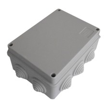Коробка распределительная о/п 150х110х70 мм, 10 вых., без галогена Экопласт 44009HF
