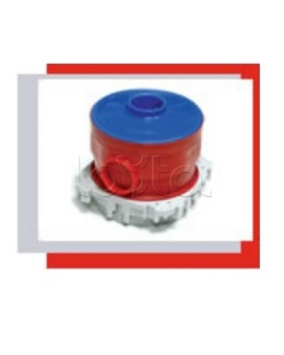 Крышка фланцевая для коробки под заливку в бетон (синий) Экопласт 44602 в Самаре Аксессуары для кабель-канала Pintop.ru