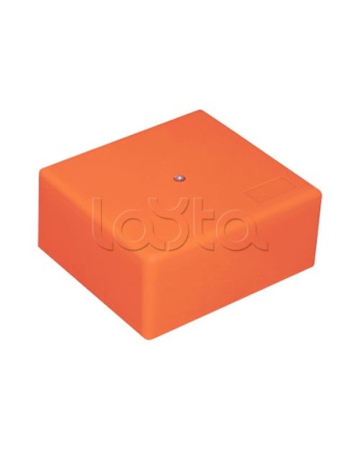 Коробка огн. с глад. стенками,без галогена, IP41, 12P, (1,5-6мм2) (оранж) ОКЛ Экопласт (46281HF) в Самаре Распределительные коробки Pintop.ru