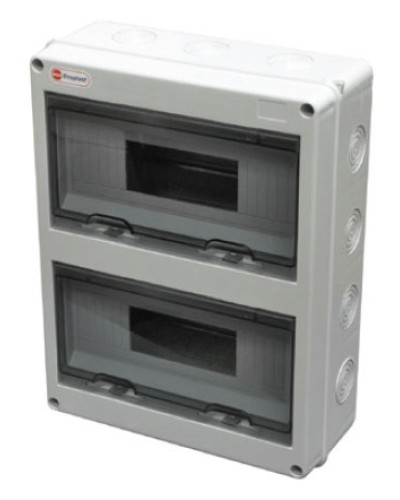 Шкаф настенный, 24 модулей, IP65 Экопласт 46424 в Самаре Боксы для автоматов Pintop.ru