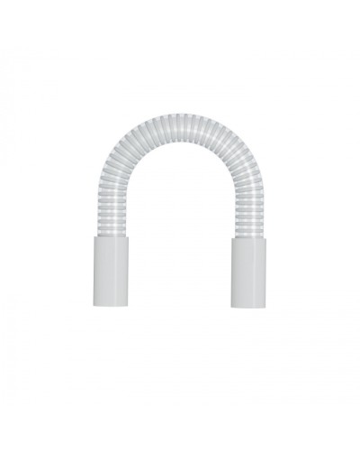 Гибкий переход для трубы диам. 25мм, длина 30см, цвет белый (49415W) в Самаре Повороты, муфты, тройники Pintop.ru