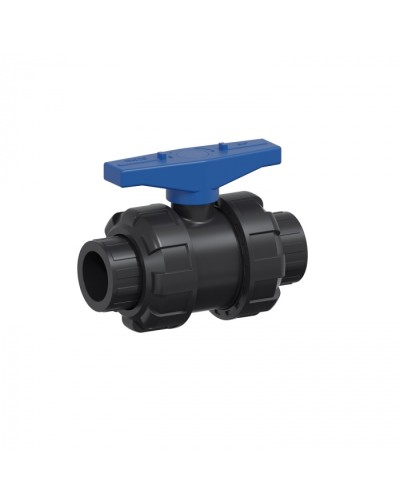 Кран шаровый d25 (уплотнение TPV, остальное EPDM) с муфтовым окончанием Экопласт (49447) в Самаре Аксессуары для кабель-канала Pintop.ru