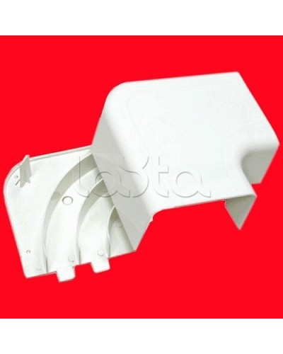 Угол плоский 100х40 с задней стенкой и разделителем для кабель-канала серии ARC-LAN, огнестойкость E15-E110 Экопласт 576314-E110 в Самаре Аксессуары для кабель-канала Pintop.ru