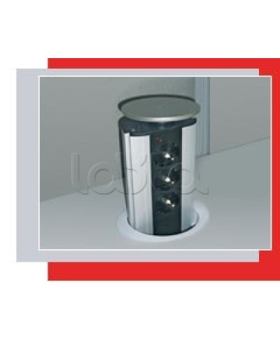 Блок розеточный настольный, 3 розетки (45х45мм) Экопласт 70303 в Самаре Блоки розеток Pintop.ru