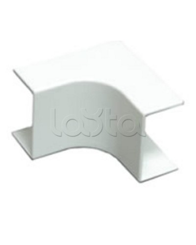 Угол внутренний плавный стандарт TIA 20х12,5 мм Экопласт 72114R в Самаре Аксессуары для кабель-канала Pintop.ru