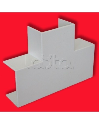 Угол Т-образный для кабель-канала МЕХ, для сечения 20x12,5 Экопласт 72414 в Самаре Аксессуары для кабель-канала Pintop.ru