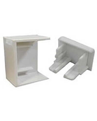 Заглушка для кабель-канала МЕХ, для сечения 20x10 Экопласт 72801 в Самаре Аксессуары для кабель-канала Pintop.ru