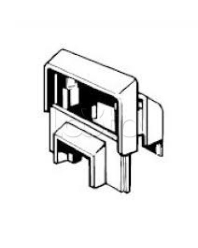 Переходник для коробки SMP, SM, SD к мини-каналу 20x12,5 Экопласт 72925 в Самаре Аксессуары для кабель-канала Pintop.ru