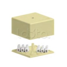 SD3 Коробка распределительная для о/п, 75х75х40мм без галогена (белый) Экопласт (72932HF)