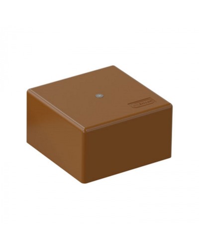 SD3 Коробка распределительная для о/п, для монтажного пистолета 75x75x40мм, 12 пар 10мм2, (корич.) Экопласт (72936B) в Самаре Распределительные коробки Pintop.ru