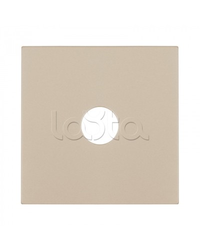 Накладка розетки TV (шампань) LK80 Экопласт (845106-1) в Самаре Розетки компьютерные и телефонные Pintop.ru