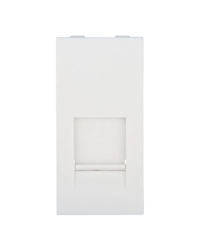 Накладка для розетки телефонной, компьютерной RJ, 45х22,5 мм (белый) LK45 Экопласт (853104) в Самаре Аксессуары для кабель-канала Pintop.ru