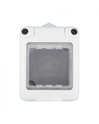 Коробка для о/п, герметичная с прозрачной, силиконовой панелью, 45х45мм IP55 (серый) LK45 (855003) в Самаре Распределительные коробки Pintop.ru