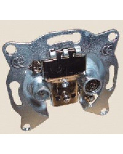 Механизм розетки TV+FM проходной LK60 Экопласт 865300-1 в Самаре Розетки компьютерные и телефонные Pintop.ru