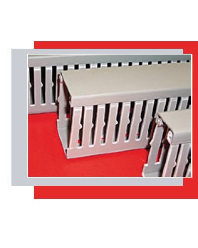 Короб перфорированный 15х17 мм (серый) Экопласт СР-Е20 в Самаре Кабель-канал Pintop.ru