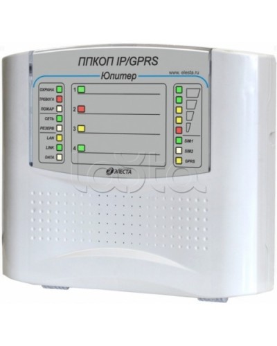 Элеста Юпитер-1431 (ППКОП Юпитер-4 IP/GPRS, пластик. корпус) в Самаре Приемно-контрольные приборы Pintop.ru