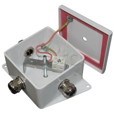 Коробка монтажная огнестойкая Гефест КМ-О (4к*10,0)-IP66-100х100, три ввода