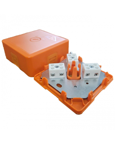 Коробка монтажная огнестойкая КМ-О (2к*6,0)-IP41-s-оранж Гефест в Самаре Распределительные коробки Pintop.ru