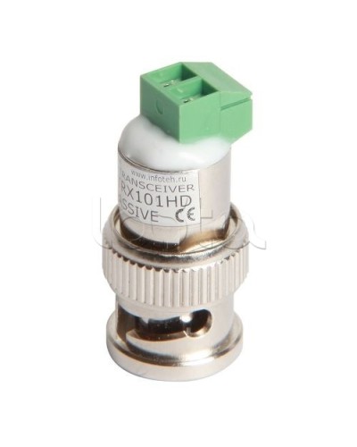 Приемопередатчик AHD/CVI/TVI видеосигнала миниатюрный пассивный Инфотех AVT-TRX101HD в Самаре Видеоусилители, Модуляторы, Делители Pintop.ru