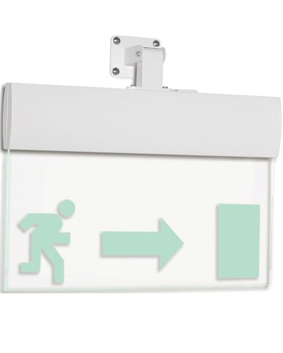 Табло М-12-УЛЬТРА Человек вправо в дверь (универсальное крепление) (ИП Раченков А.В.) в Самаре Оповещатели Pintop.ru