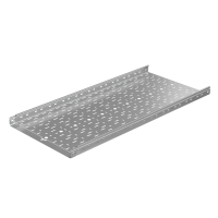 Лоток перфорированный 50х500х1,5 L3000 мм "Быстрый монтаж ПЛЮС" HD85 КМ-профиль (LPplus50-500-1.5-3000 HD85)